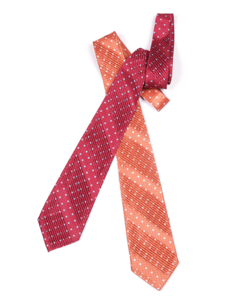 ラスト1点◎ステファノリッチ イタリア製 最高級ネクタイ ボルドー